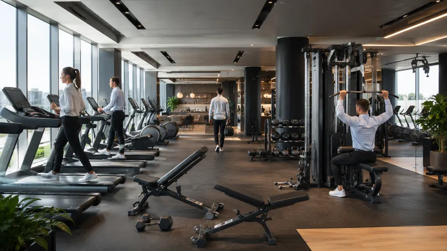 Treningsmaskiner til bedriftsgym - et velutstyrt gym på arbeidsplassen gir bedre helse og trivsel